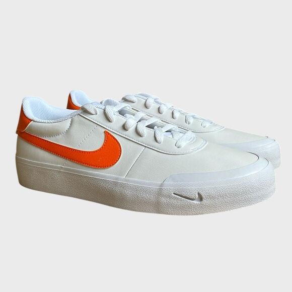 Nike Other - NEW Nike Court Shot Shoes Size Men's 10 Wm's 11.5 White Orange Low Top Sneakers